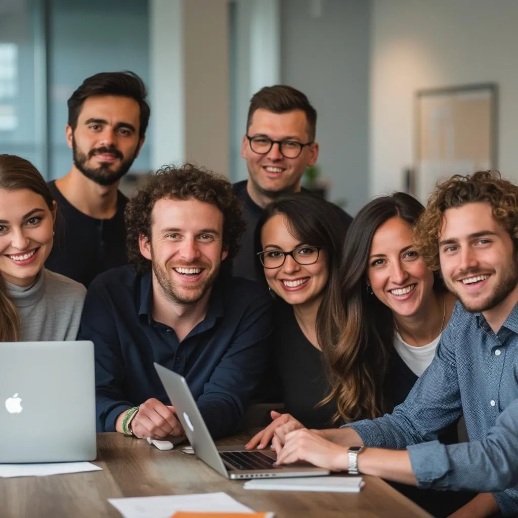 Équipe FormationVisio collaborant sur un projet