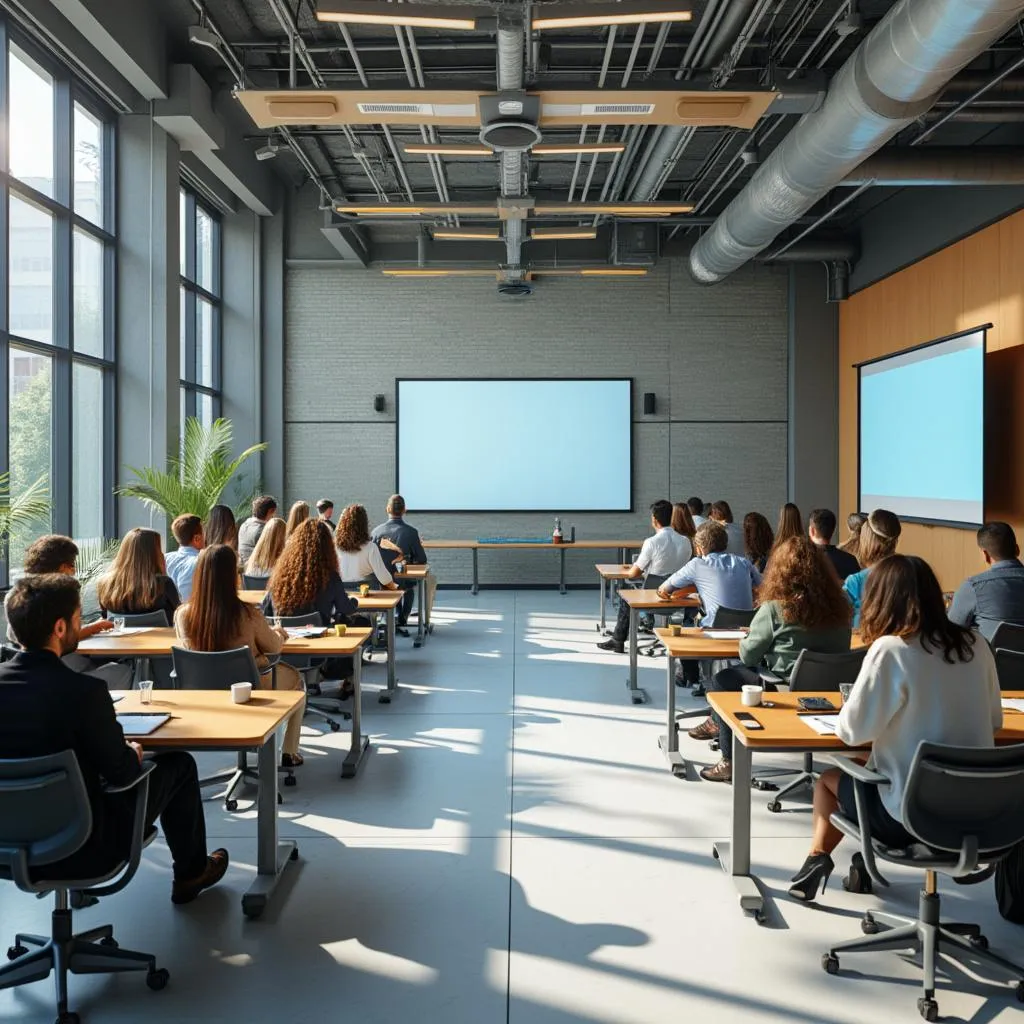 Espace de formation moderne et accueillant de FormationVisio